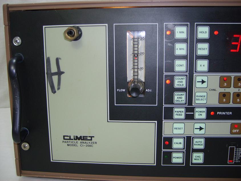 1035: Climet CI-208C Particle Analyzer, Particle Counter / Sizer / Analyzer, Climet Instruments