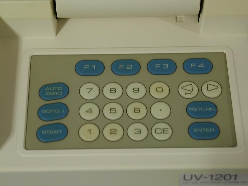 1560: Shimadzu UV - 1201 Spectrophotometer, Spectrometer / Spectrophotometer, Shimadzu