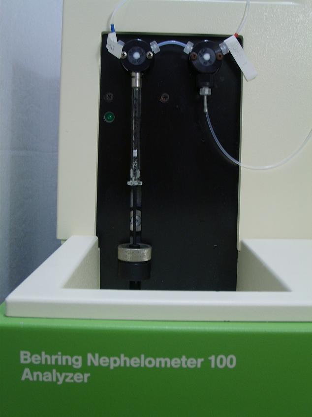 1029: Behring NephleoMeter 100 Analyzer, Blood Gas / Chemistry Analyzer, Messer Griesheim