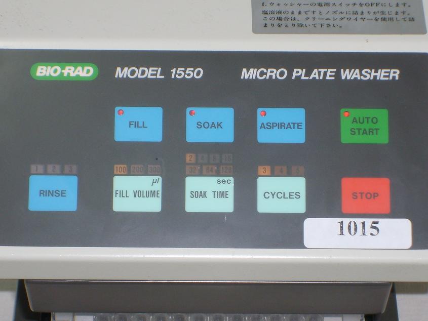 1015: Bio - Rad 15550 Microplate Washer, MicroPlate Reader / Washer, BioRad Laboratories