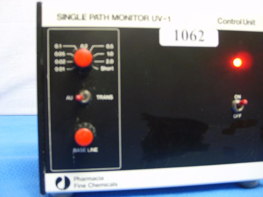 1062: Pharmacia Single Path Monitor UV-1, HPLC / FPLC, Pharmacia Fine Chemicals