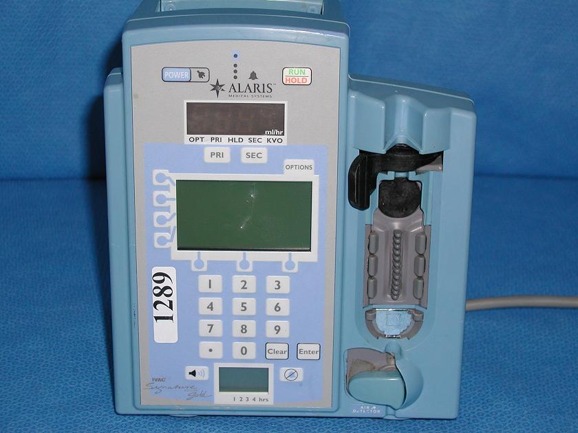 1289: Alaris Volumetric Infusion Pump, Clinic and Hospital instrument, ALARIS Medical Systems