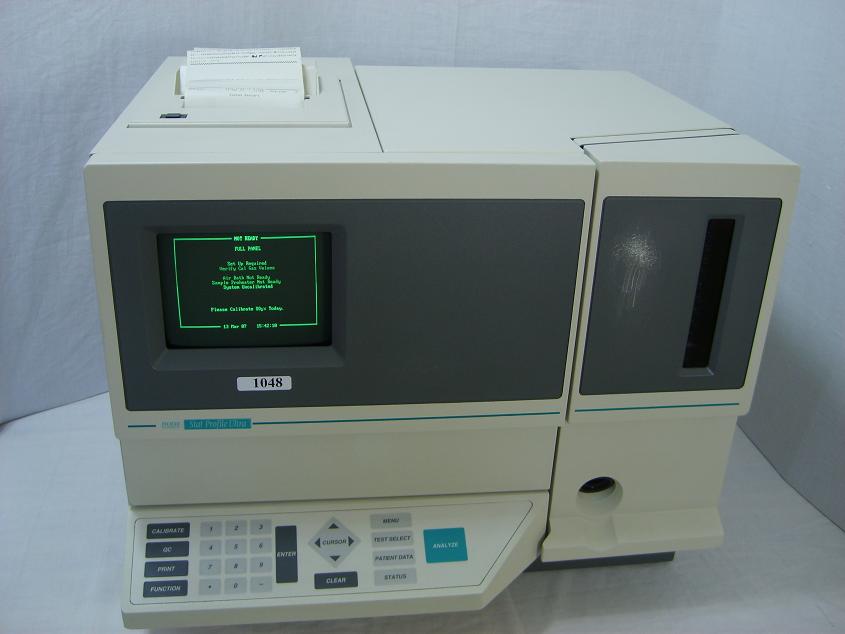 1048: Nova SP Ultra H Blood Analyzer, Blood Gas / Chemistry Analyzer, Nova Biomedical
