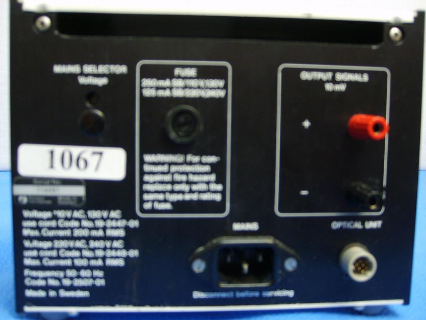 1067: Pharmacia Single Path Monitor UV-1, HPLC / FPLC, Pharmacia Fine Chemicals