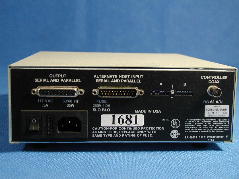 1681: Agile 6287 Ultra, HPLC / FPLC, Agile