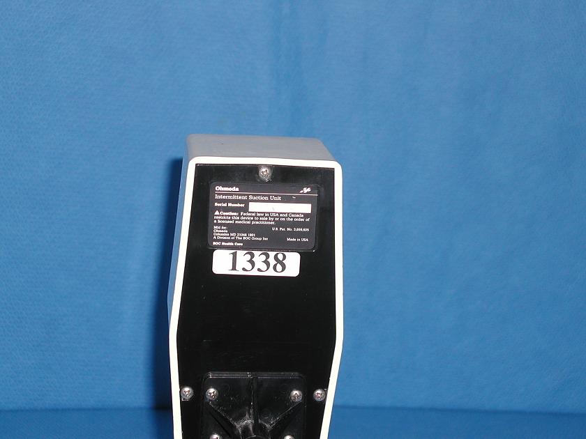 1338: Ohmeda Intermittent Suction Unit, Clinic and Hospital instrument, Ohmeda